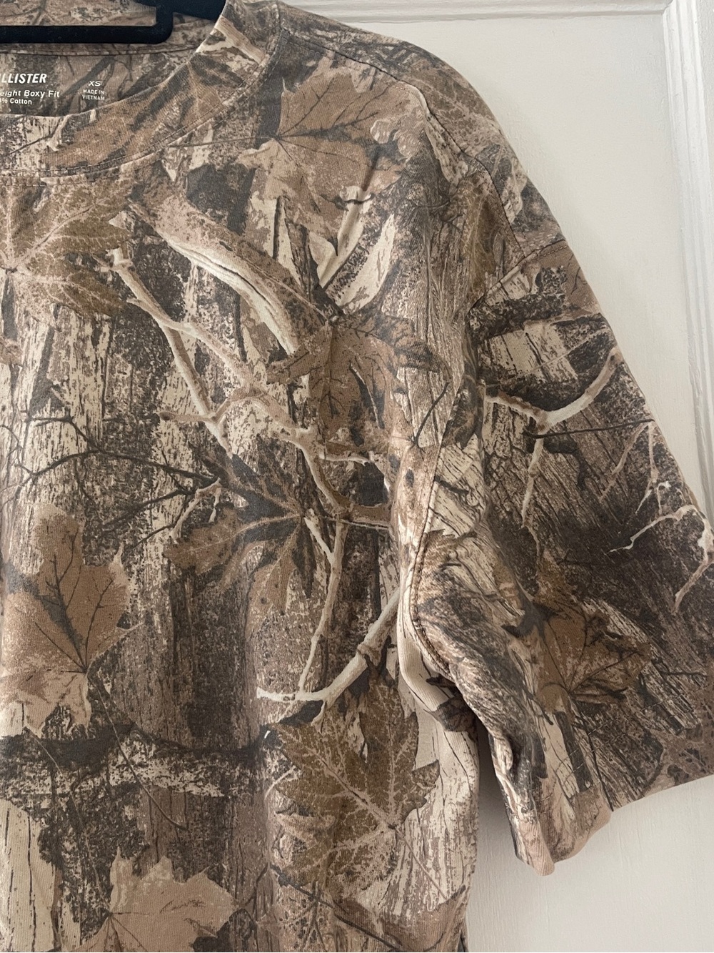 Hollister Realtree Camo HEAVYWEIGHT Short Sleeve Tee - Brown/Tan/Green - Picture 5 of 5